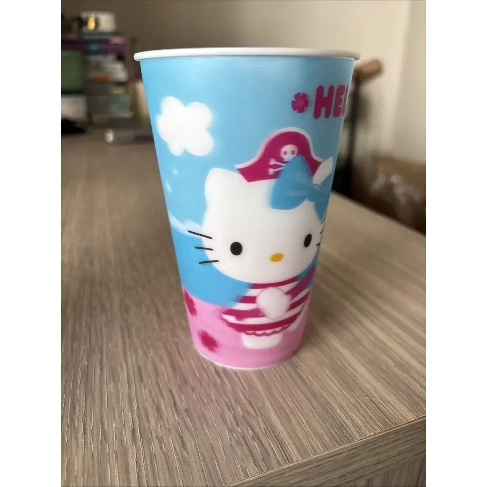 Hello Kitty Pirate Plastic Tumbler Cup Zak Designs 2014 Sanrio BPA Free